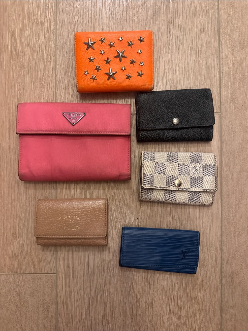 Designer Wallet & Key Holder Bundle – Prada, Louis Vuitton, Gucci, Jimmy Choo